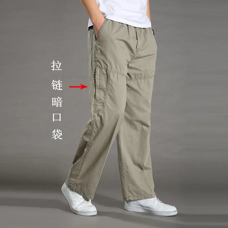 Men's Cotton Cargo Joggers