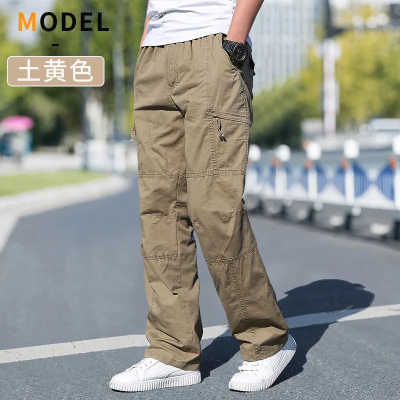 Men's Cotton Cargo Joggers