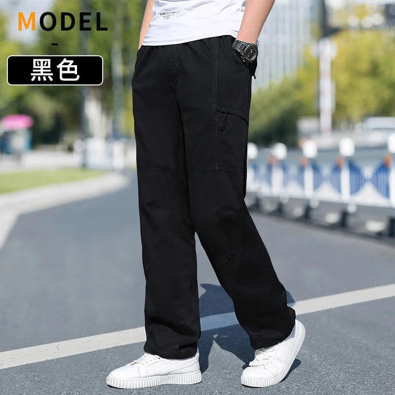 Men's Cotton Cargo Joggers