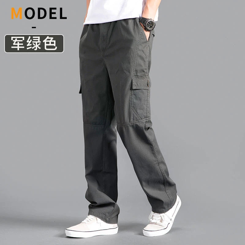 Men's Cotton Cargo Joggers
