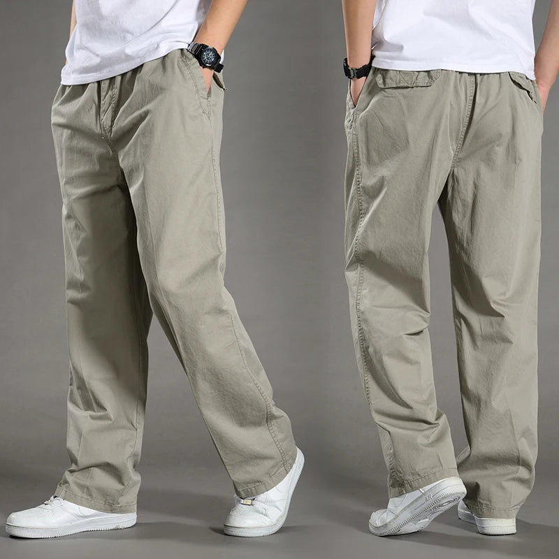 Men's Cotton Cargo Joggers