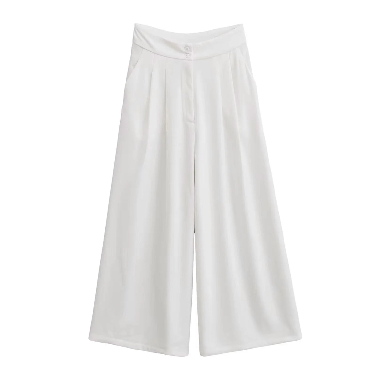 Women's Waistcoat & Wide-Leg Trouser Set