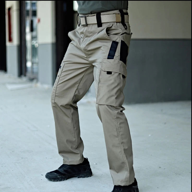 Men's Water-Resistant Cargo Trousers