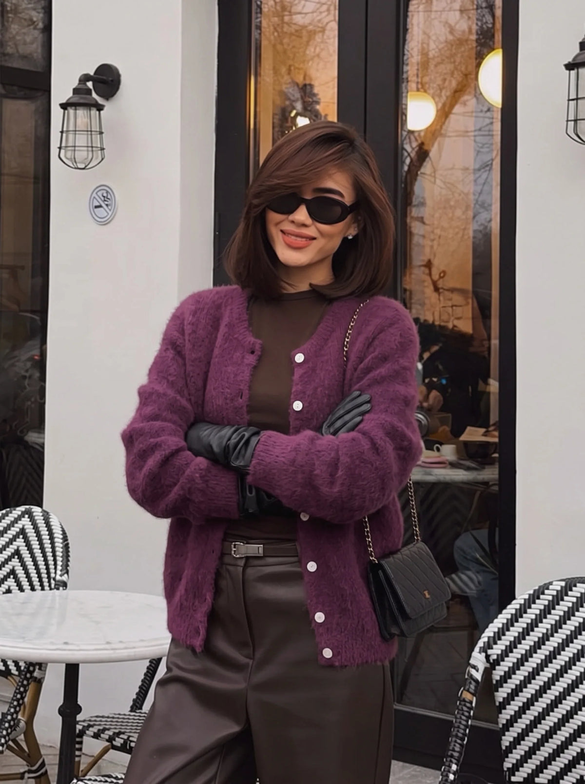 Women's Soft Knit Button Cardigan