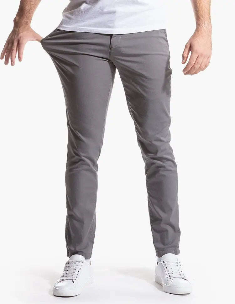 Men's Slim Fit Stretch Cotton Chinos