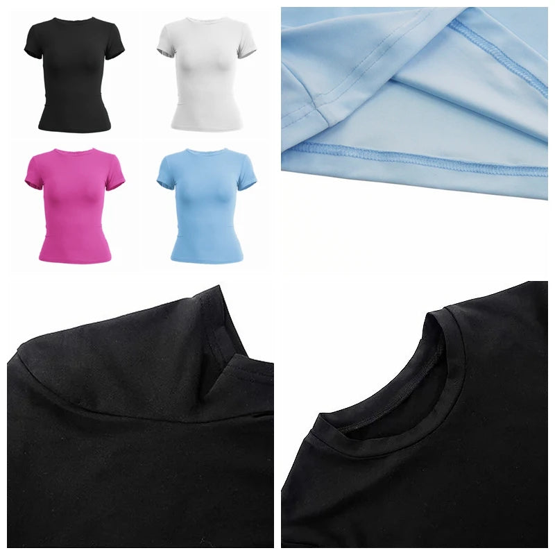Women's Fitted Knit T-Shirt