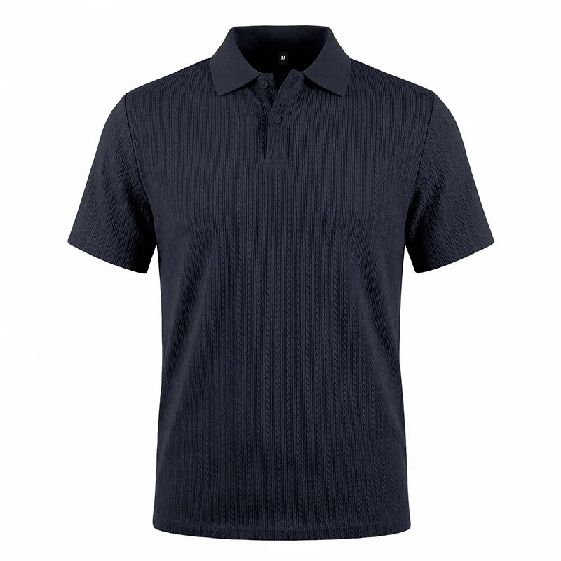Men's Knitted Polo Shirt