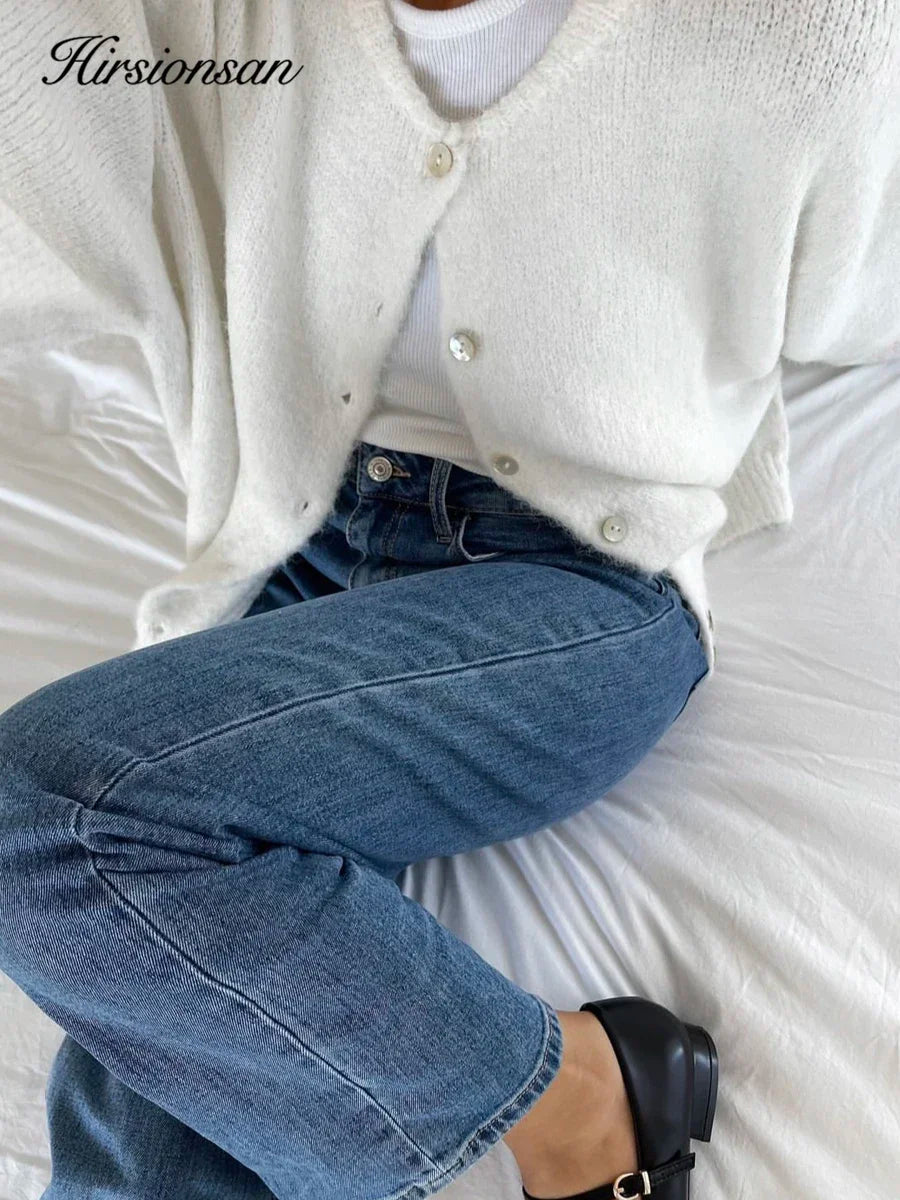 Women's Soft Knit Button Cardigan