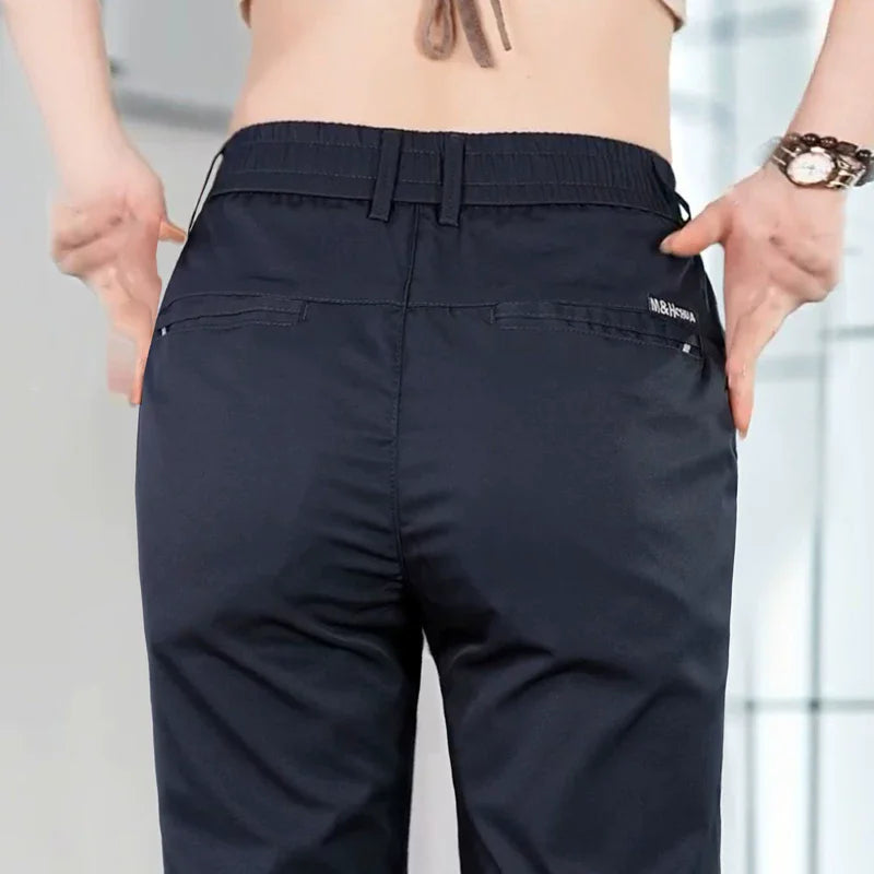 Men's Straight Leg Smart Trousers