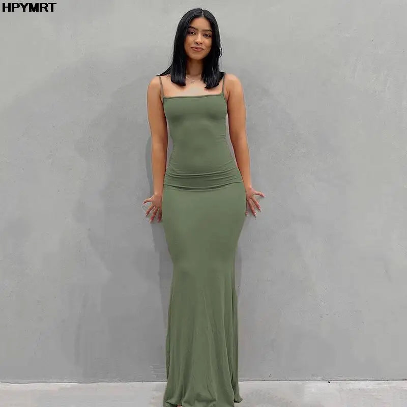 Women's Satin Slip Maxi Dress