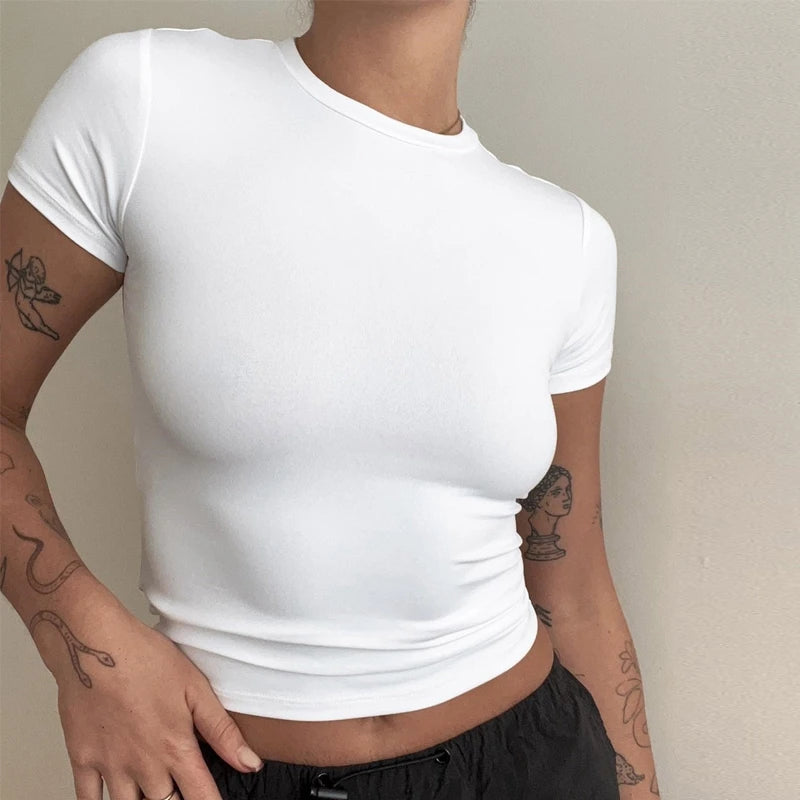 Women's Fitted Knit T-Shirt