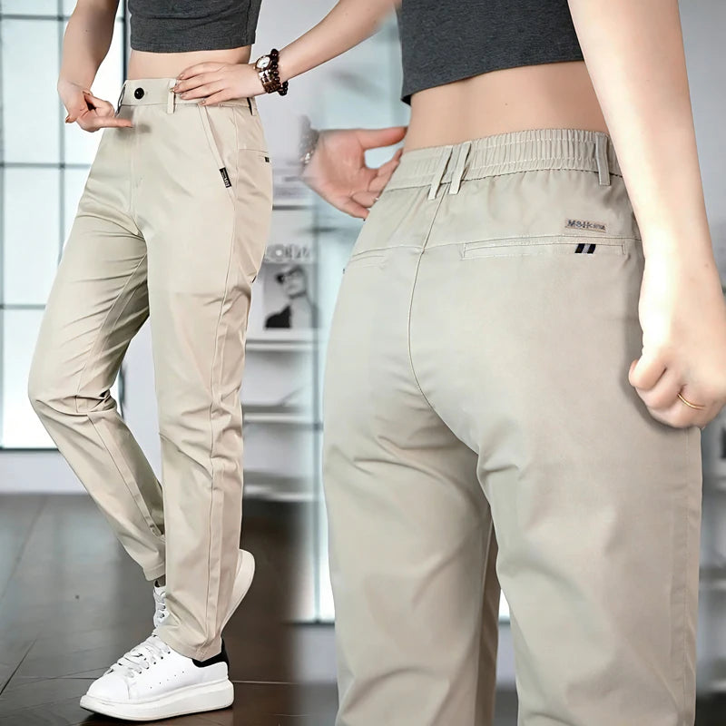 Men's Straight Leg Smart Trousers