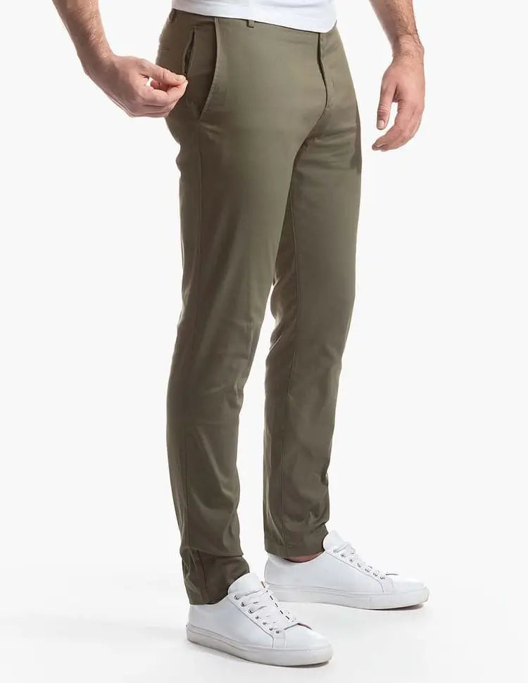 Men's Slim Fit Stretch Cotton Chinos