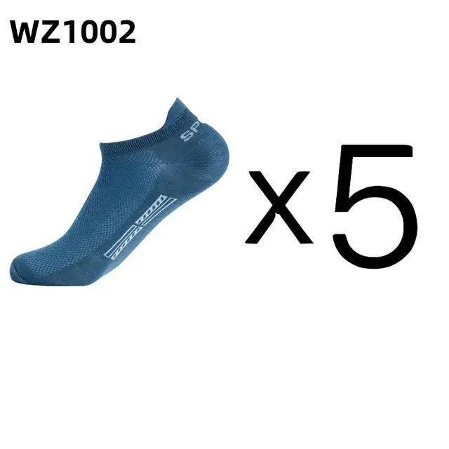 Men's Cotton Ankle Socks – 5 Pack