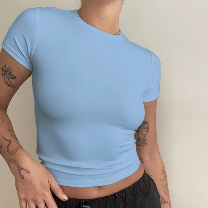 Women's Fitted Knit T-Shirt