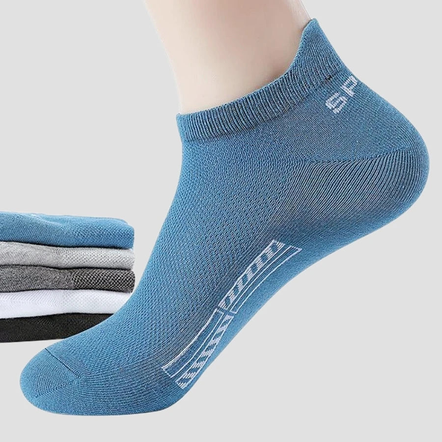 Men's Cotton Ankle Socks – 5 Pack