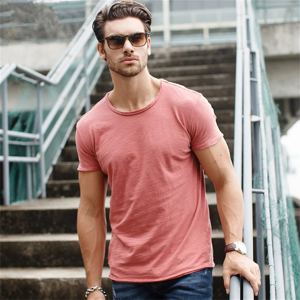 Men's Cotton Crew Neck T-Shirt