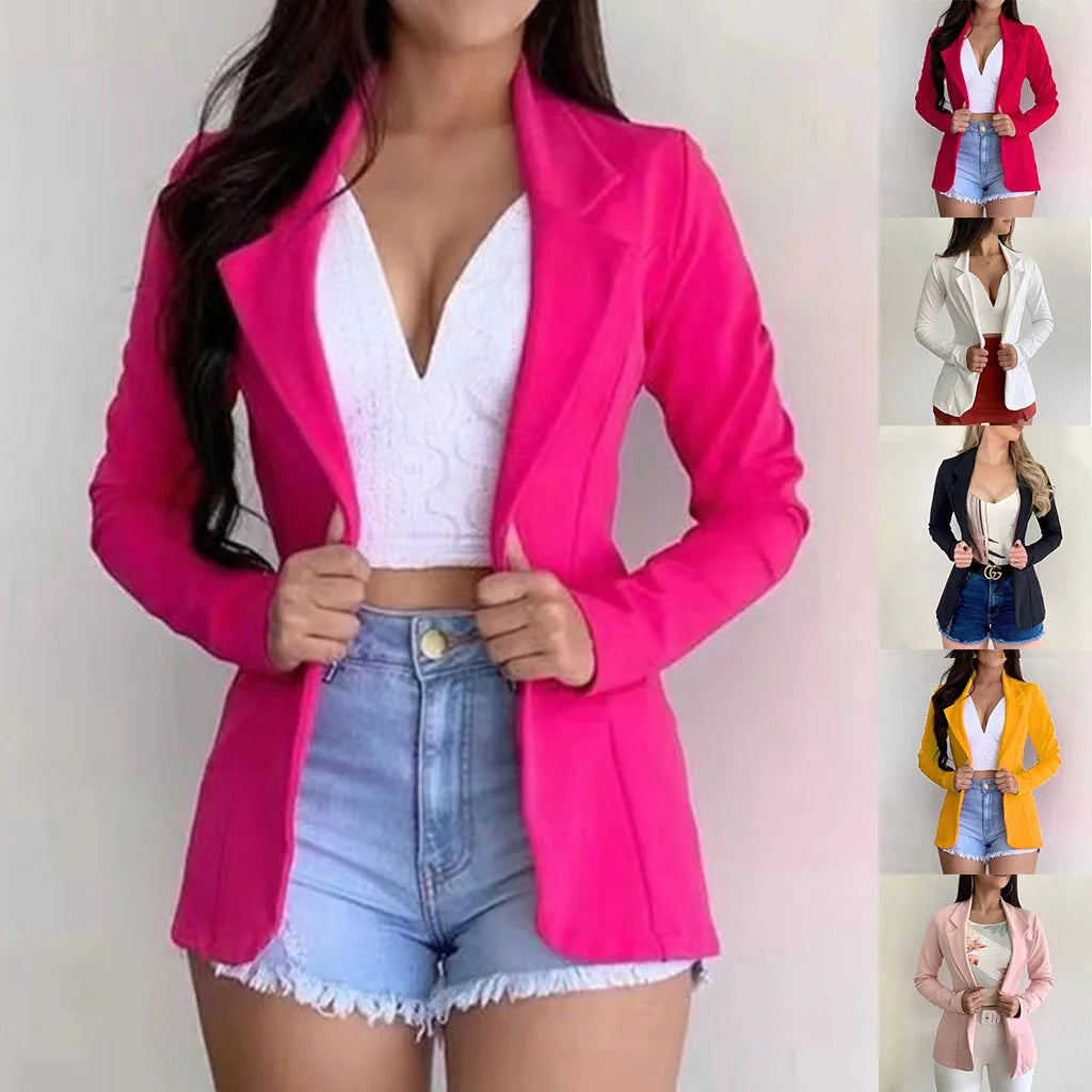 Women's single button tailored blazer by Arthur Hale