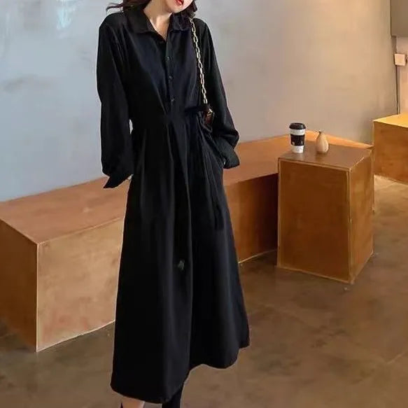Women's Midi Shirt Dress