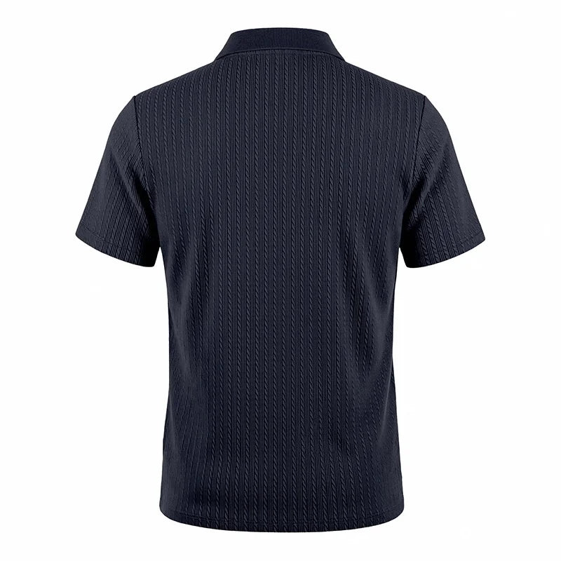 Men's Knitted Polo Shirt