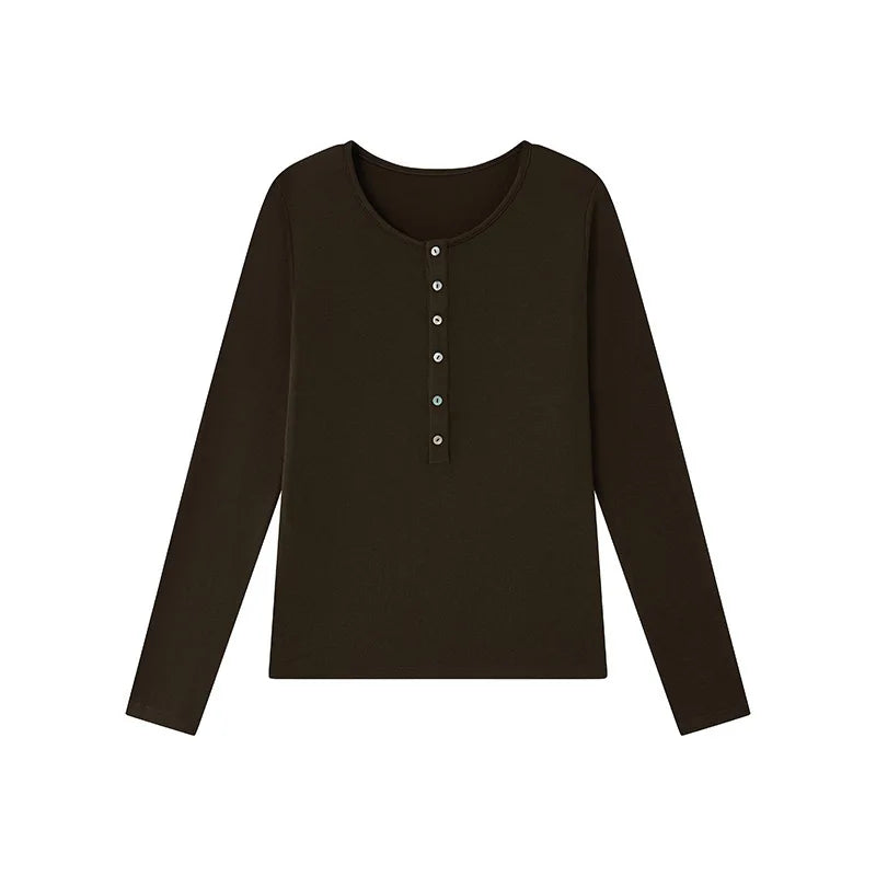 Women's Silk-Wool Blend Knit Top