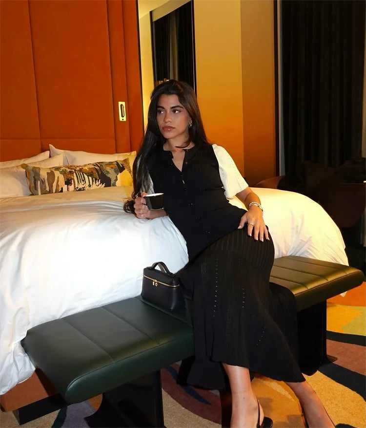Women's Knitted Midi Dress