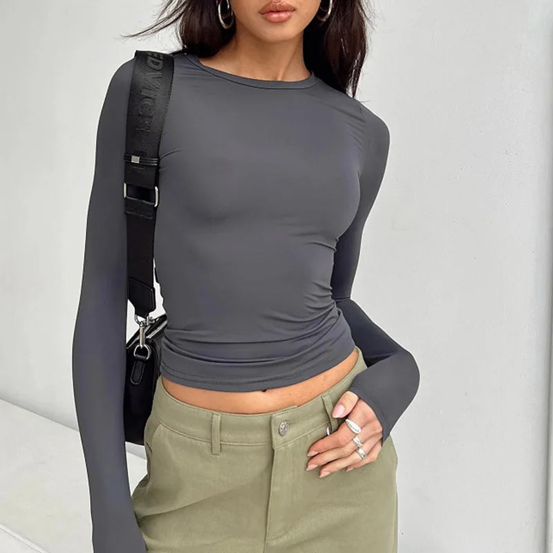 Women's Slim Fit Long Sleeve T-Shirt