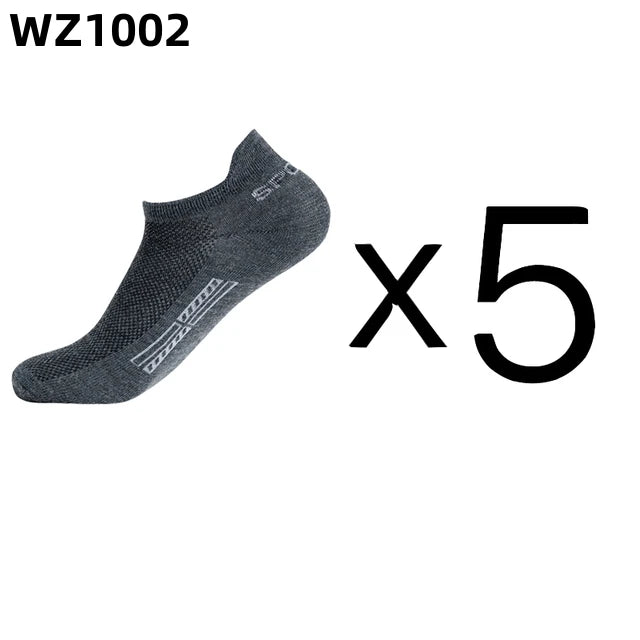 Men's Cotton Ankle Socks – 5 Pack