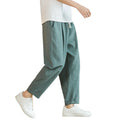 Men's Linen Drawstring Trousers