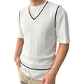 Men's V-Neck Knit Sweater Vest
