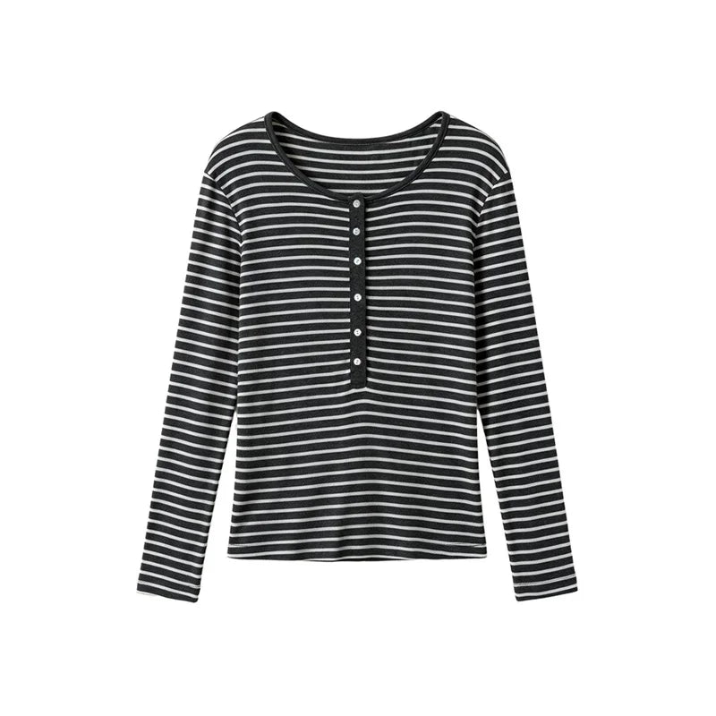Women's Silk-Wool Blend Knit Top