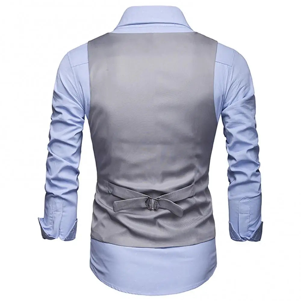 Men's Slim Fit Single Breasted Suit Waistcoat