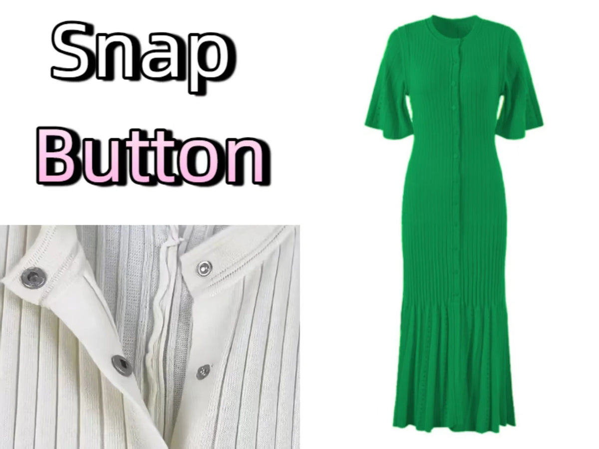 Women's Knitted Midi Dress