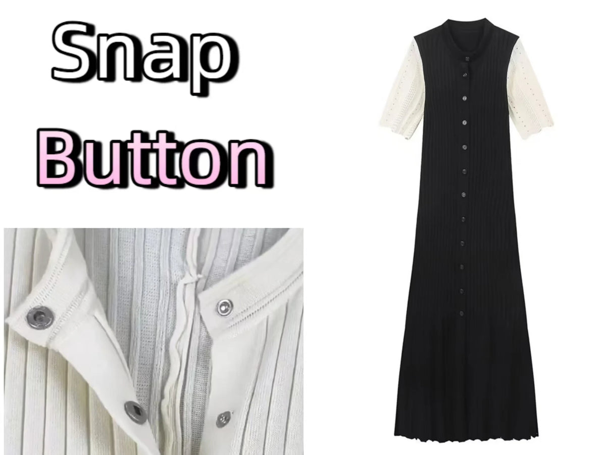 Women's Knitted Midi Dress