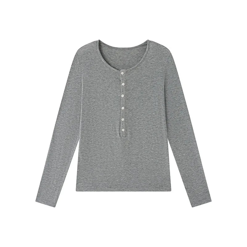 Women's Silk-Wool Blend Knit Top