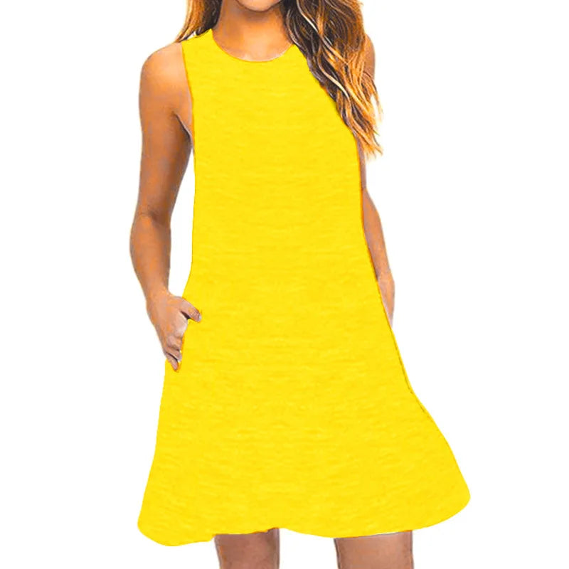 Women's T-Shirt Dress with Pockets