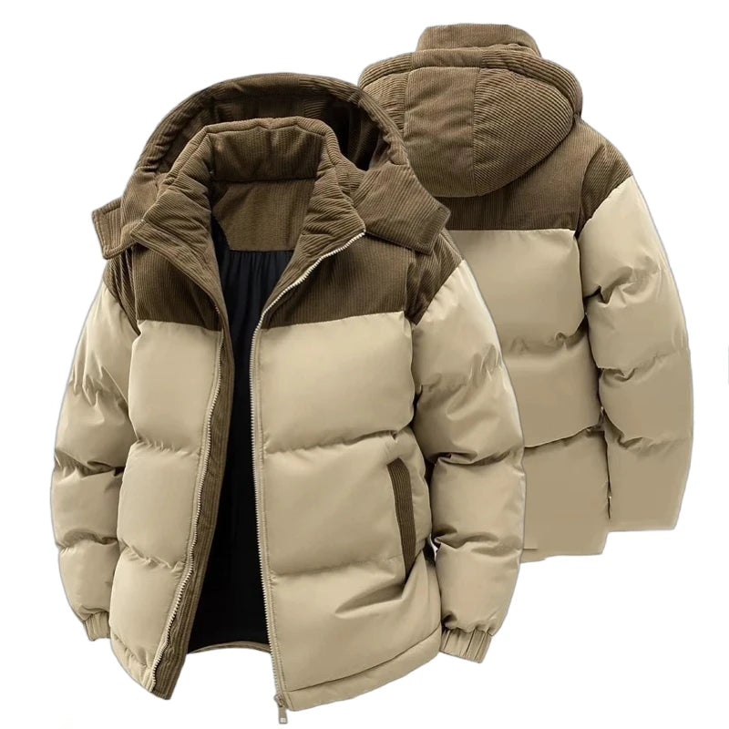 Men's Fleece-Lined Hooded Parka