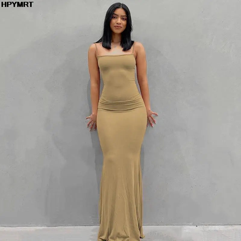 Women's Satin Slip Maxi Dress