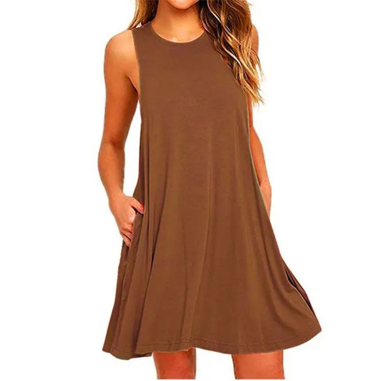 Women's T-Shirt Dress with Pockets
