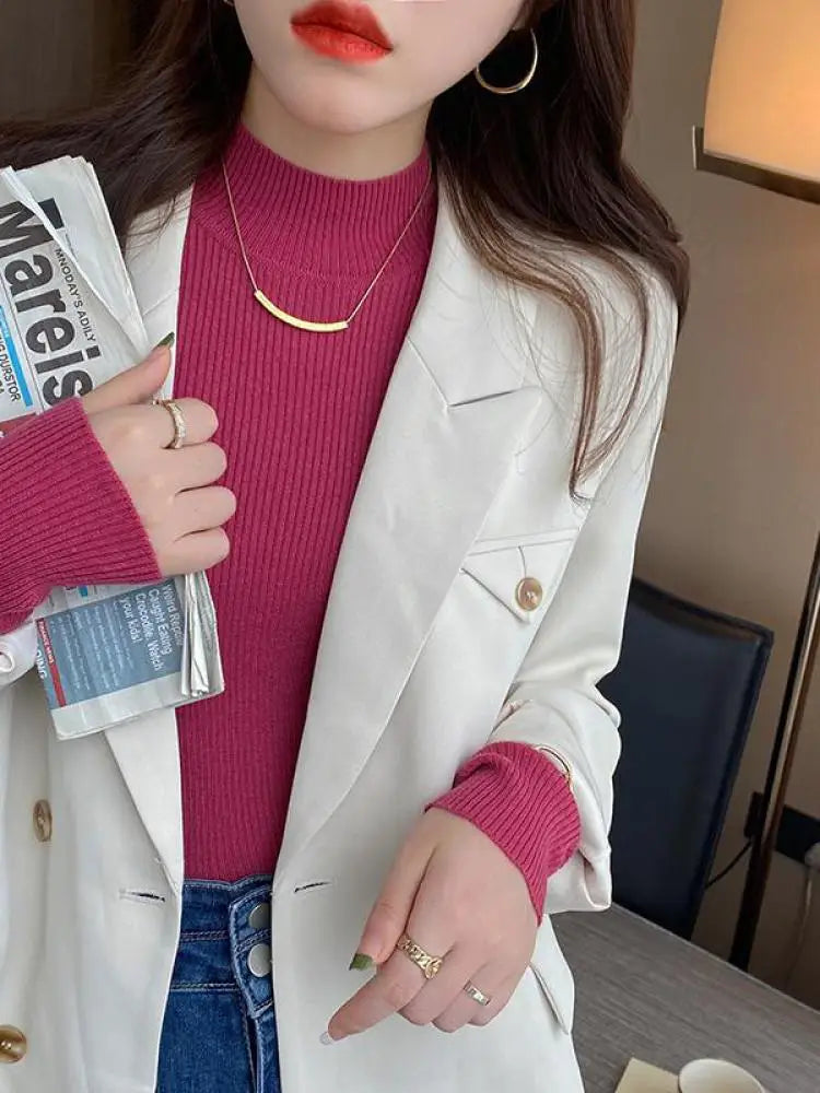 Women's Mock Neck Jumper