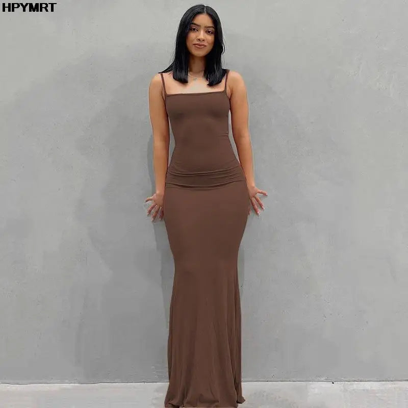 Women's Satin Slip Maxi Dress