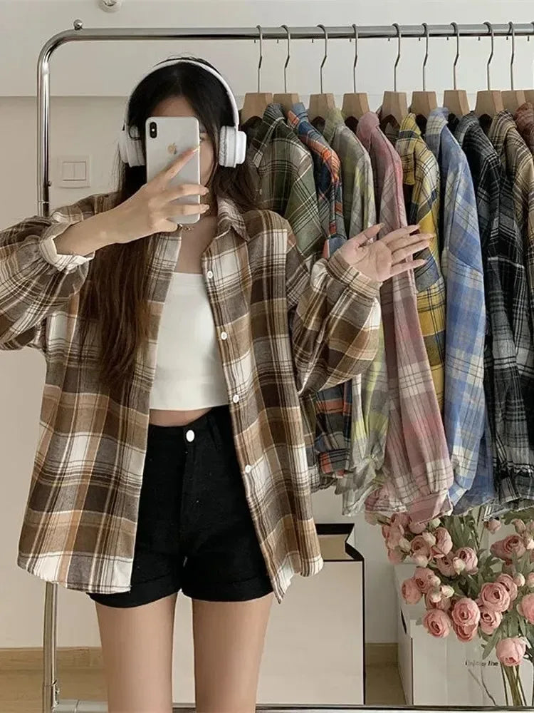 Women's Brushed Check Shirt