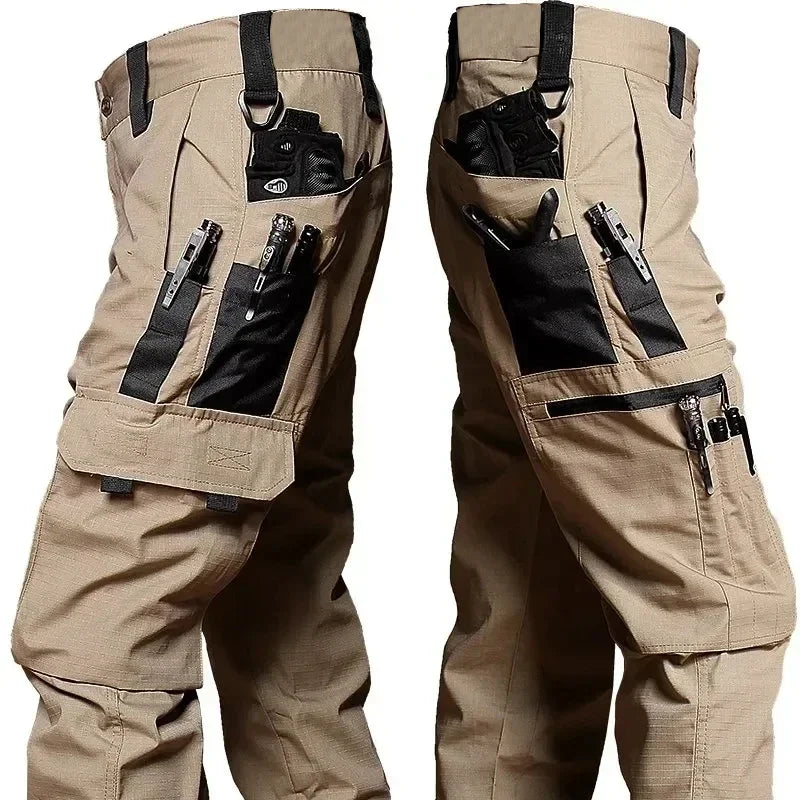Men's Water-Resistant Cargo Trousers